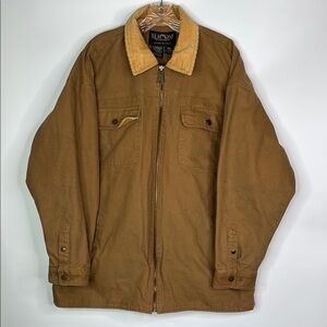 Elkmont Brown Canvas Jacket Size XL Grunge